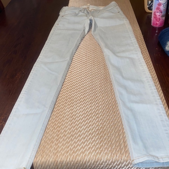 rag & bone Skinny Jeans.Blue . Lots stretch. Size25 light blue